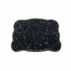 Wallet Buckle Black Rhinestone Belt Buckle | One Size